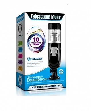 Вибромастурбатор Telescopic Lover черный 35 см — купить в секс-шопе LoveDoctor
