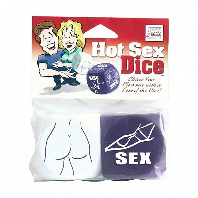 Набор из двух игральных костей Hot Sex Dice — купить в секс-шопе LoveDoctor