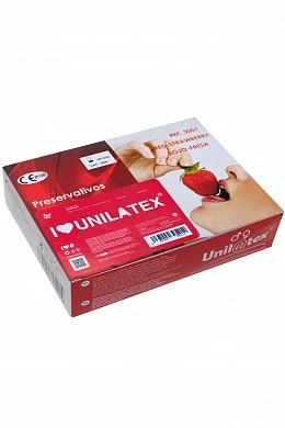 Презервативы Unilatex Multifrutis ароматизированные клубничные №144 — купить в секс-шопе LoveDoctor