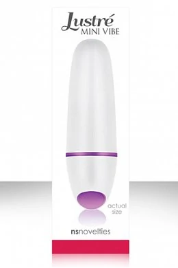 Мощный мини-вибратор, имеет стильный двух-цветный дизайн. Полностью водонепроницаемый. 