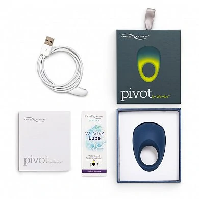 Кольцо эрекционное WE-VIBE Pivot синее — фото 6