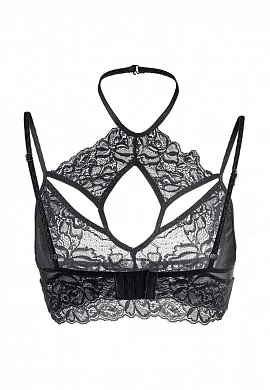 Бралетт удлиненный Erolanta Lingerie Collection черный 50-52 — фото 8