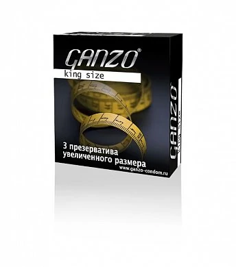 Презервативы Ganzo King Size Увеличенного размера № 3 — купить в секс-шопе LoveDoctor