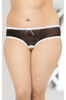 Трусики Softline Collection черный XXL — купить в секс-шопе LoveDoctor