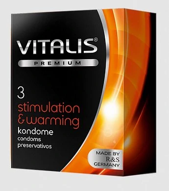 Презервативы ''VITALIS'' PREMIUM с согревающим эффектом №3 — купить в секс-шопе LoveDoctor