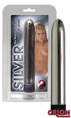 Вибратор серебристый Silver — купить в секс-шопе LoveDoctor