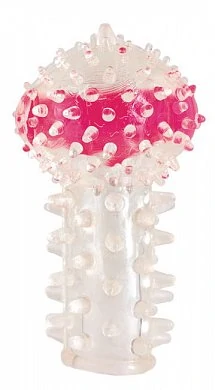 Вибронасадка на палец Размер длина 6 см диаметр 2 см (растягивается) Материал гель