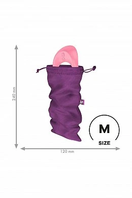 Мешочек для хранения игрушек фиолетовый 24*12 см — фото 3