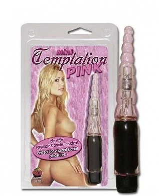 Минивибратор розовый для анального секса Temptation Pink 13,5 см — купить в секс-шопе LoveDoctor