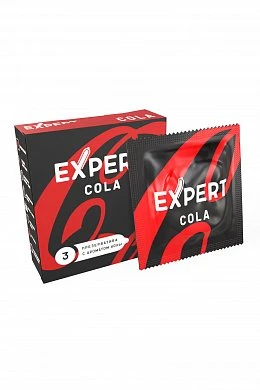 Презервативы Expert Cola аромат Колы №3 — купить в секс-шопе LoveDoctor