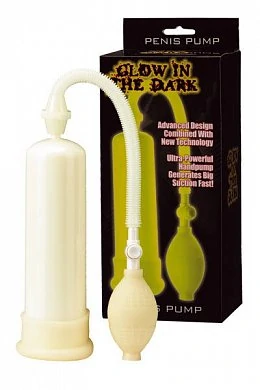 Вакуумная помпа для мужчин Penispumpe Glow in the Dark — купить в секс-шопе LoveDoctor