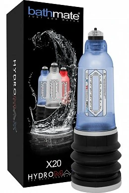 Гидронасос для увеличения члена Bathmate Hydromax X20 Blue 26 см — купить в секс-шопе LoveDoctor