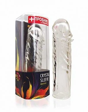 Насадка закрытая удлиняющая Crystal sleeve 13.5 см — фото 2