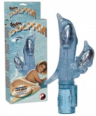 Этот дельфин со стимуляцией клитора унесет вас в рай наслаждений. Длинна 25 см, Объем 3-4 см.