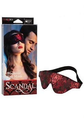 Маска на глаза Scandal Eye Mask черно-красная — купить в секс-шопе LoveDoctor