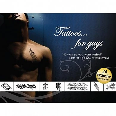 Набор Тату For Guys 24 шт — купить в секс-шопе LoveDoctor