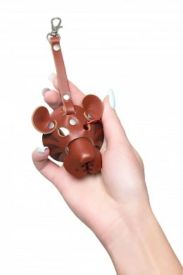 Сувенир Sitabella маска Тигр -брелок коричневый — фото 6