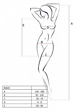 Платье-сетка Passion Erotic line черное OS — фото 3