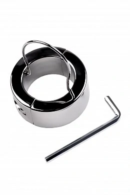 Утяжелитель на мошонку Toyfa Metal серебристый — фото 3