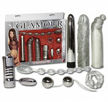 Набор Glamour 7 предметов — купить в секс-шопе LoveDoctor