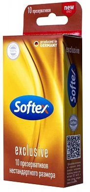 Презервативы Softex Excluziv нестандартный размер № 10 шт — купить в секс-шопе LoveDoctor
