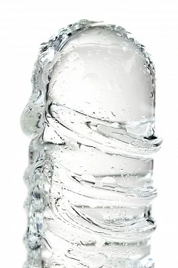 Нереалистичный фаллоимитатор Sexus Glass прозрачный 20 см — фото 10