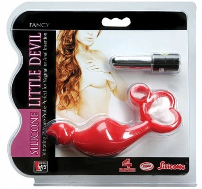 Вибровтулка силикон красная 10,15см — купить в секс-шопе LoveDoctor