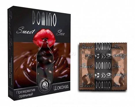 Презервативы для орального секса со вкусом шоколада Domino 3 шт — фото 2