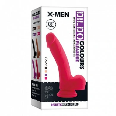 Фаллоимитатор X-Men розовый 20 см — купить в секс-шопе LoveDoctor