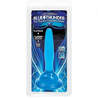 Анальная Пробка Slim Classic Butt Plug Blue — купить в секс-шопе LoveDoctor