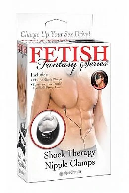 Электрические зажимы для сосков Shock Therapy черные — купить в секс-шопе LoveDoctor