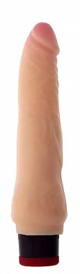 Мультискоростной вибратор с мягкой реалистичной кожей, венами и контурами. 