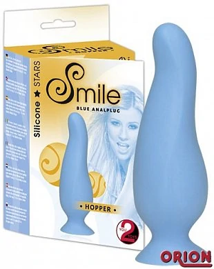Втулка для анального секса Smile Hopper blue 10 см — купить в секс-шопе LoveDoctor