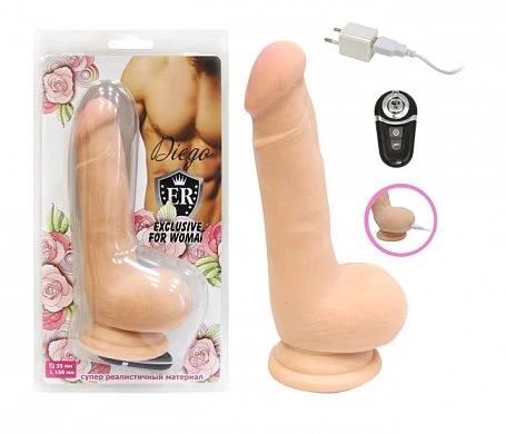 Вибратор киберкожа на дистанционном управлении, имеет 10 режимов вибрации. Размер: длина 19 см, диам