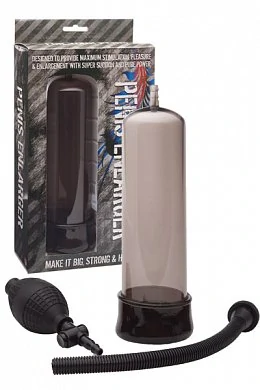 Помпа черная Penis Enlarger Smoke 19,5 см — фото 2