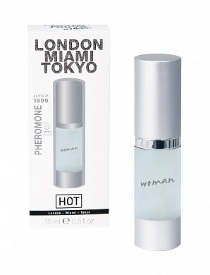 Гель с феромонами для привлечения мужчин LONDON-MIAMI-TOKYO 15 мл — фото 2