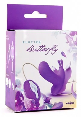 Вибробабочка поясная Butterfly 7 режимов вибрации фиолетовая — фото 3