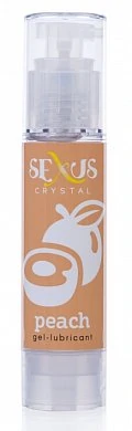 Увлажняющая гель-смазка на водной основе с ароматом персика Crystal Peach 60 мл — купить в секс-шопе LoveDoctor
