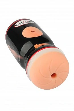 Мастурбатор анус в колбе Malesation Butt Pleasure телесный — фото 2