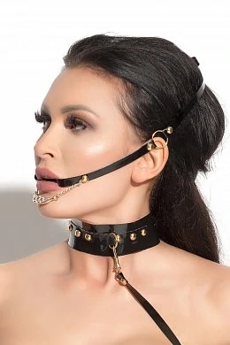 Уздечка декоративная Me Seduce Queen of hearts черная OS — фото 2