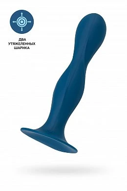 Фаллоимитатор Satisfyer Double Ball-R синий 16,5 см — купить в секс-шопе LoveDoctor