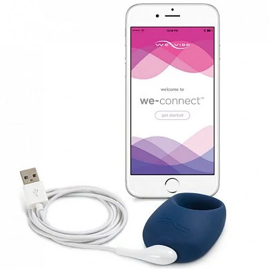 Кольцо эрекционное WE-VIBE Pivot синее — фото 4