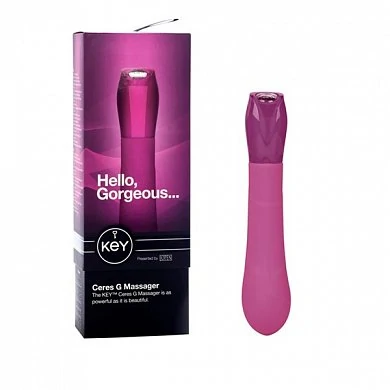 Вибратор Key by Jopen - Ceres G Spot - Raspberry Pink розовый — купить в секс-шопе LoveDoctor