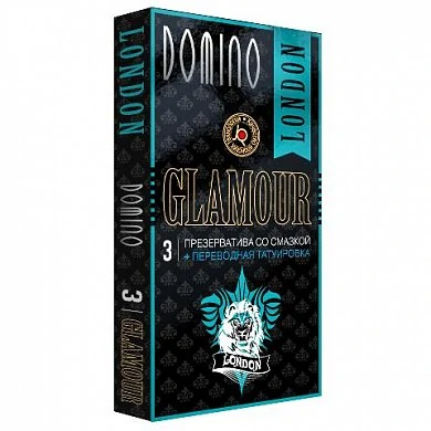 Презерватив Domino glamour лондон 3 шт — купить в секс-шопе LoveDoctor