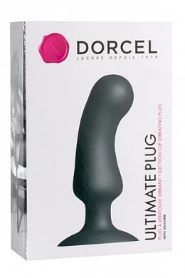 Анальная пробка на присоске со встроенной вибро-пулей для десятикратного увелечения удовольствия. 