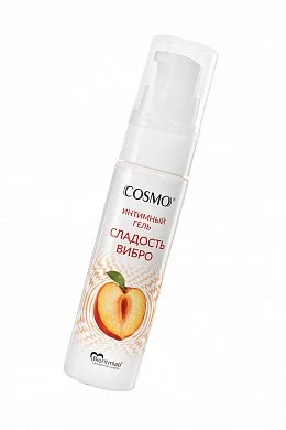 Съедобный вибрирующий гель Cosmo со вкусом персика 33 гр — купить в секс-шопе LoveDoctor