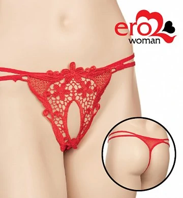 Стринги женские красные S/M — купить в секс-шопе LoveDoctor