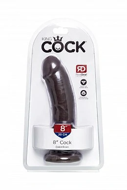 Фаллоимитатор Pipedream King Cock коричневый 20,3 см — фото 10