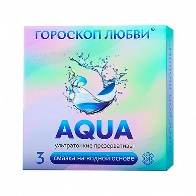 Презервативы ультратонкие Гороскоп Любви Aqua 3 шт — фото 3