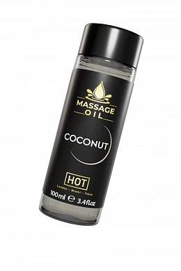 Массажное масло Hot с ароматом кокоса 100 мл — купить в секс-шопе LoveDoctor